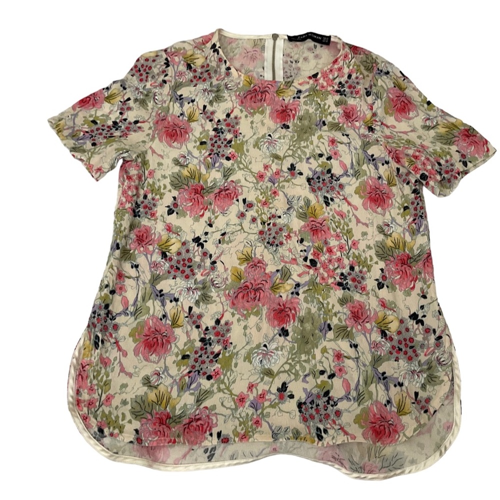 Zara floral blouse woman’s